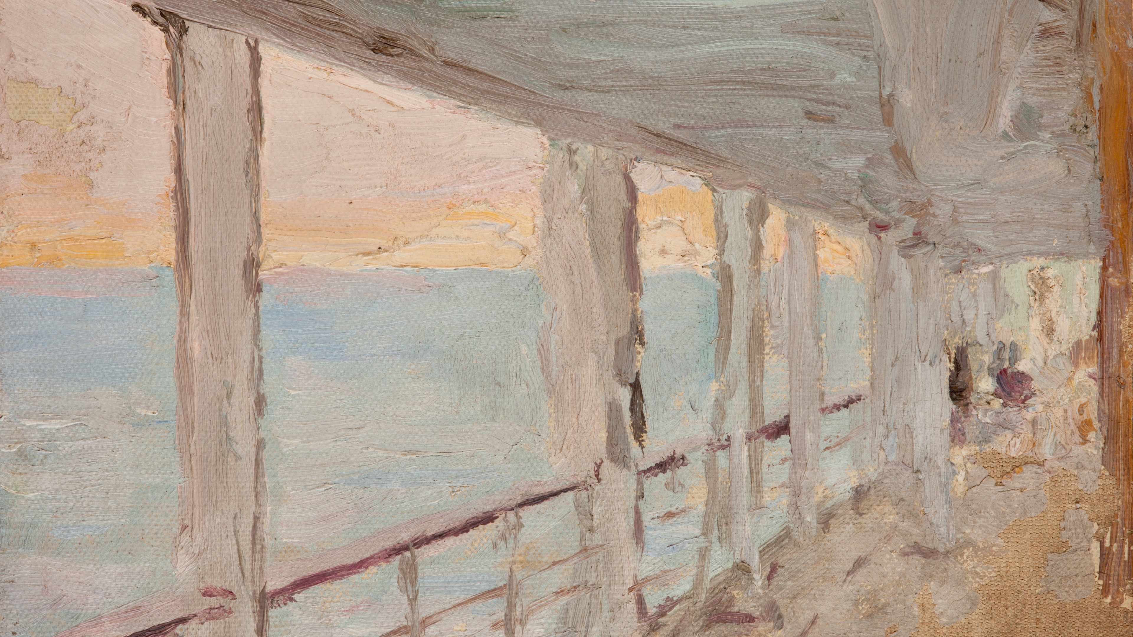 Pale Coastal Promenade